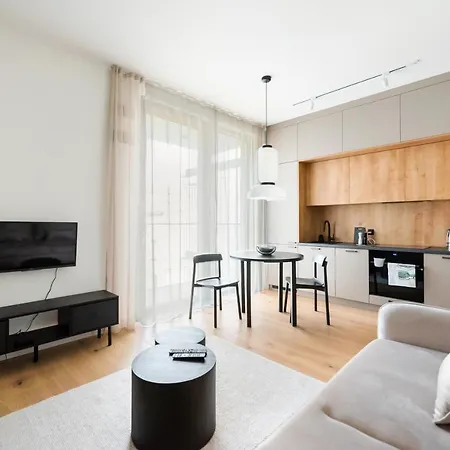 아파트 Centrum Nauki Kopernika Luxury